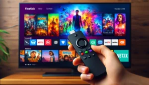 Best IPTV for Firestick 2025 streaming service on a TV.