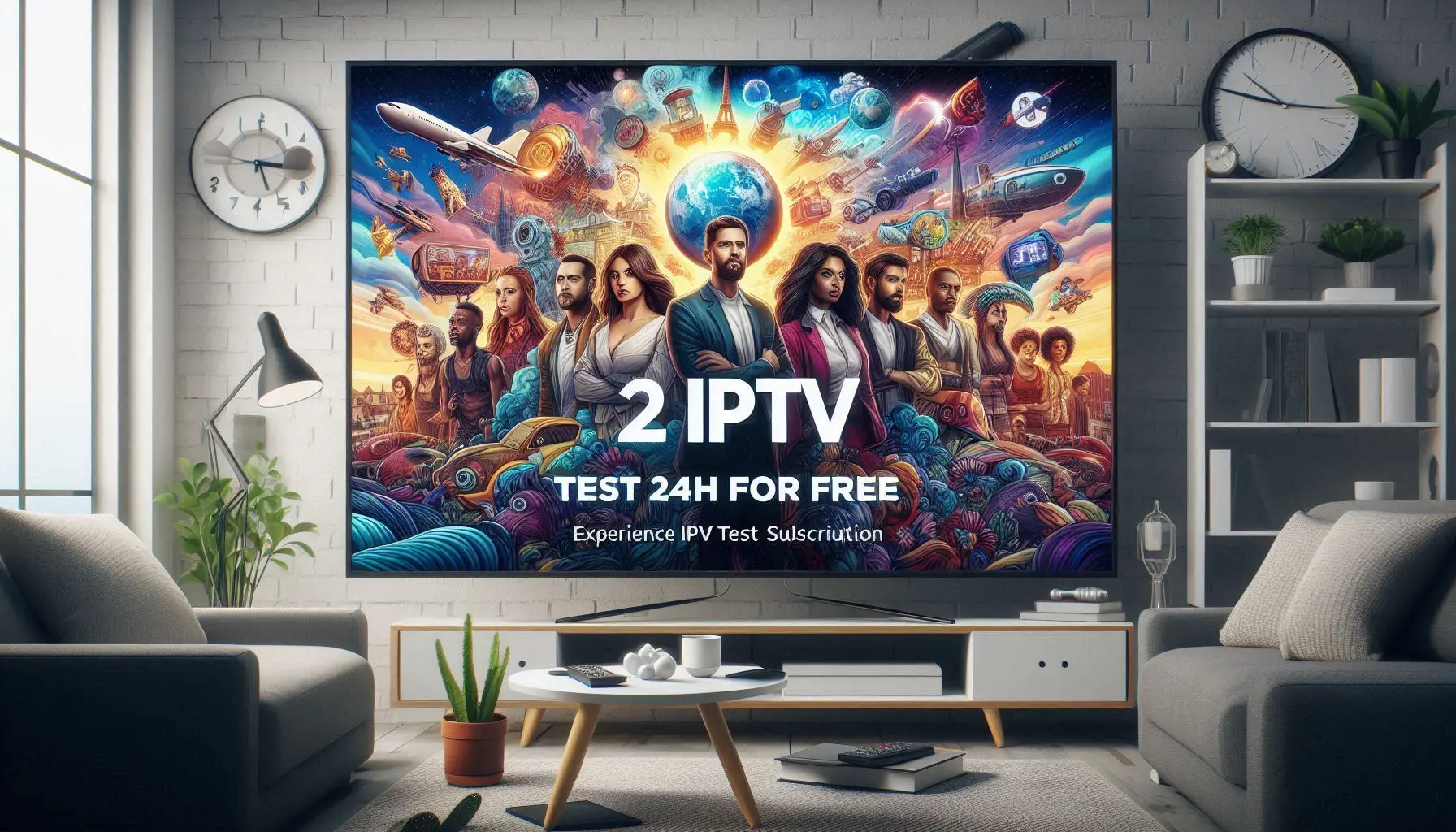 IPTV US free trial offering 4K channels and live TV.