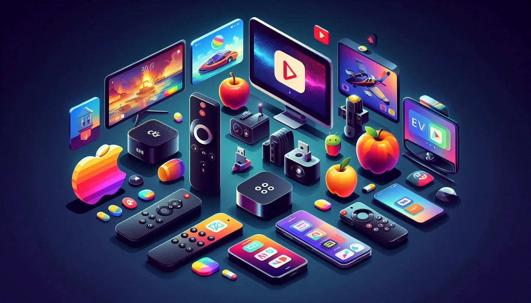 Illustration showing how to download TiviMate on Firestick