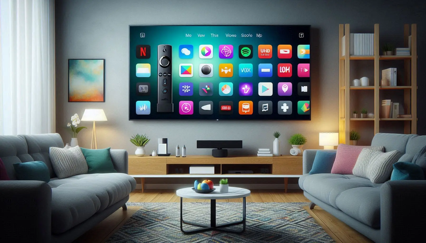 Illustration showing how to install IPTV Smarters Pro on Firestick