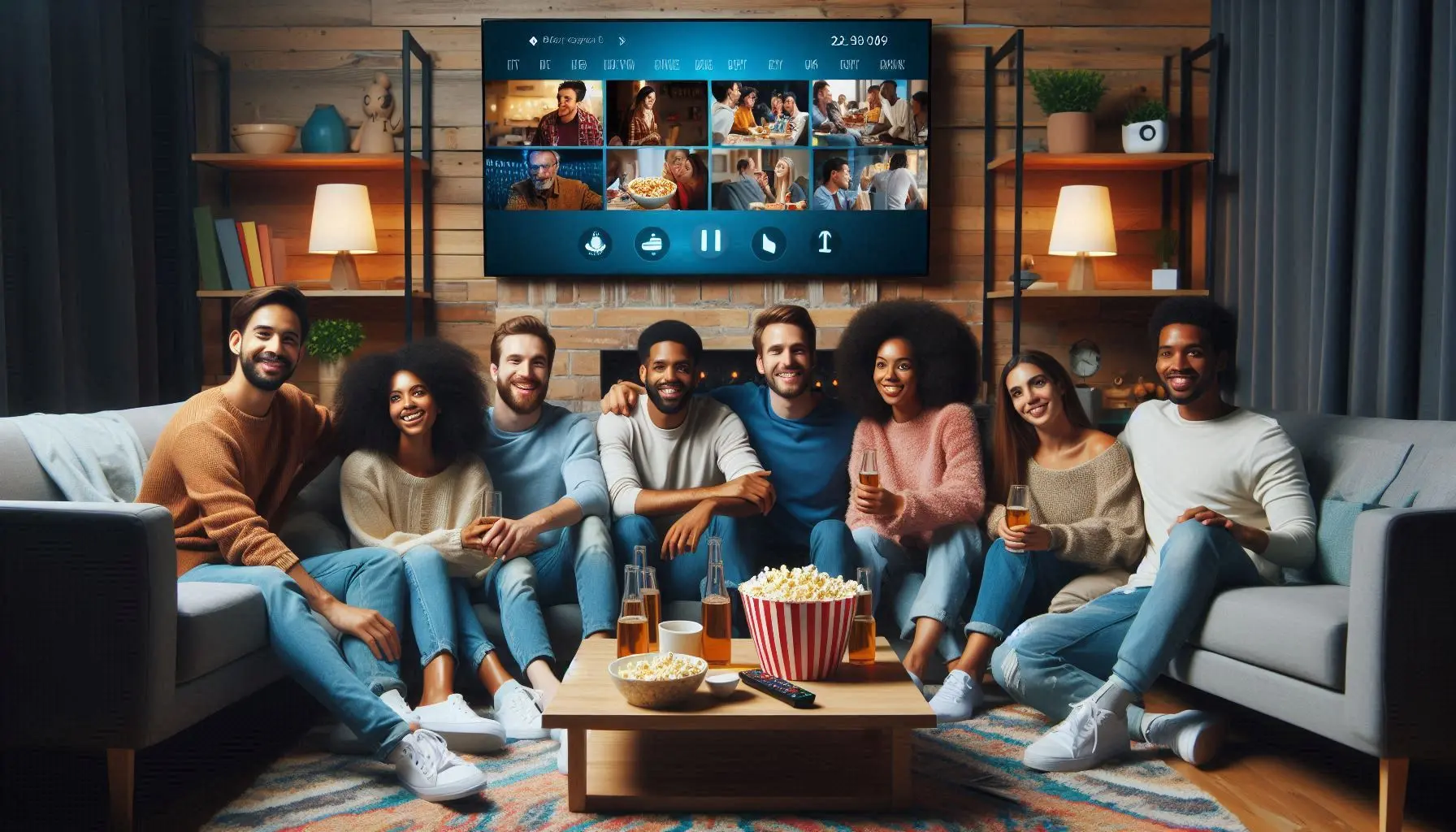 A side-by-side comparison showing the sharp, detailed picture of a 4K IPTV stream versus a blurry standard definition image on a modern smart TV.